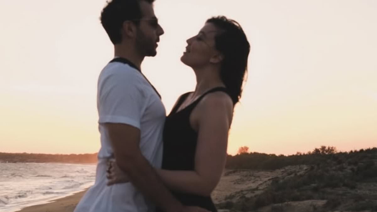 Daisy Lowe announces she is pregnant with her second child as she shows off her baby bump in beach snaps and reveals 'we're heading home from our honeymoon with an extra stowaway'