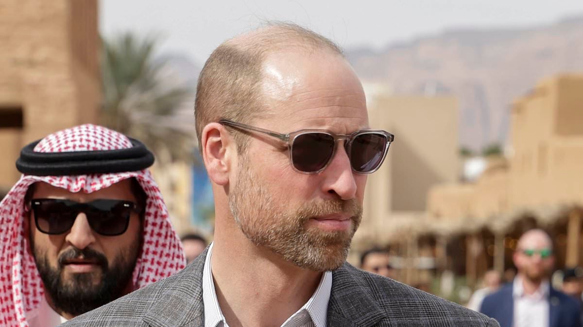 Is William taking inspiration from Tom Hiddleston? Future King channels The Night Manager star's look - and even owns the spy's signature shades